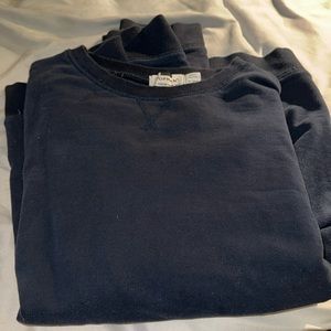 Top man blue crew neck
